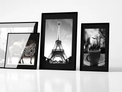 Artworks - Interior Art Prop Low-poly 3D model