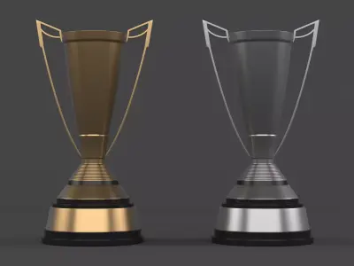 Trophy Cups 3D model 40