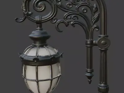 street light 3d model 3D model shop