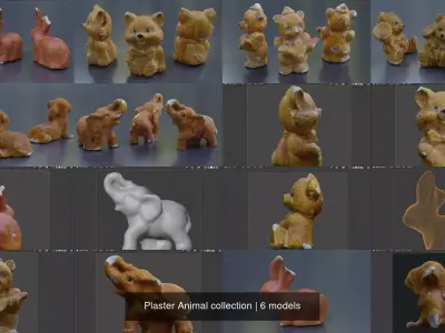 Plaster Animal collection