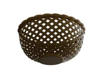 Basket Low-poly 3D model purchase
