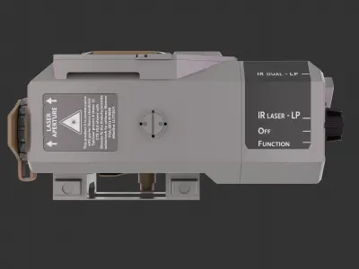 3D Wilcox Raptor Tactical Aiming Laser 3D model