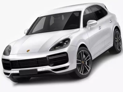 Porsche Cayenne Turbo 2018 3D model