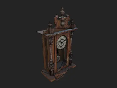 Clocks Pack Low-poly 3D model