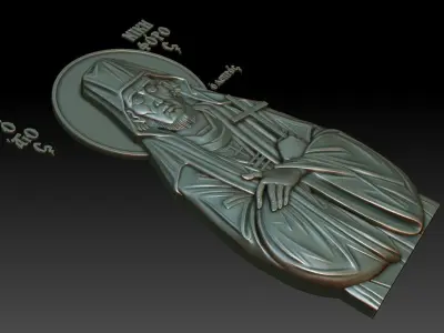 Saint Nikephoros the Leper 3D print model