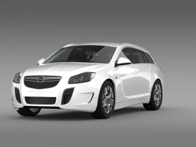 Opel Insignia OPC Sports Tourer 2013 3D model