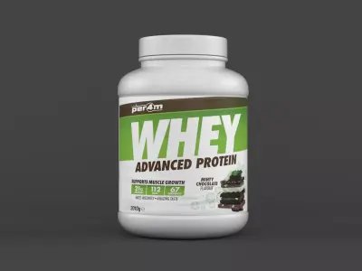 Protein Powder 3D model