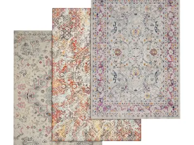 Rug Set 215 3D model