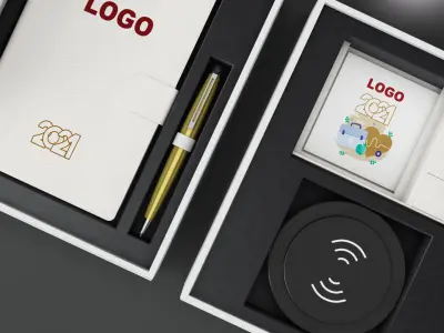 Luxury Gift Box 3D model