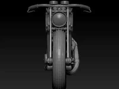 motorcycle 3D model