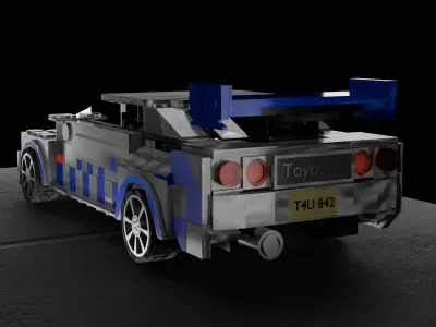 3d model of toyota constructor 3D model