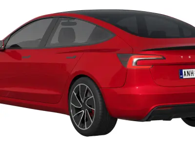 Tesla Model 3 Performance 3D model