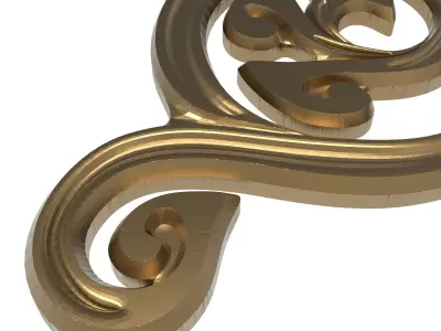  decorative pattern ready for 3D printing 3D model 28