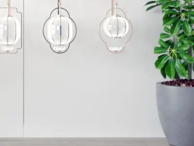 lamp New Chinese wall 3D model