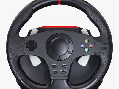 Racing Steering Wheel Game Control M 1 3D model