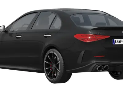 Brabus 730 AMG C63 3D model