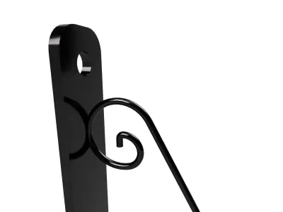 Plant hanger bracket bird 3D model