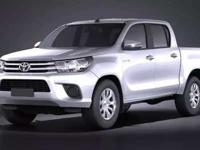 Toyota Hilux Double Cab 2016 base 3D model
