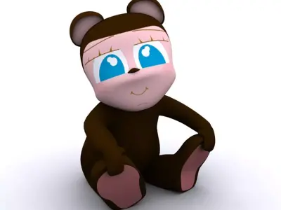  Bear Kid 3D model