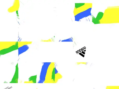  Quality Adidas Soccer Ball Low-poly 3D model