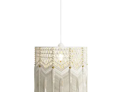 Boho Lampshade 3D model