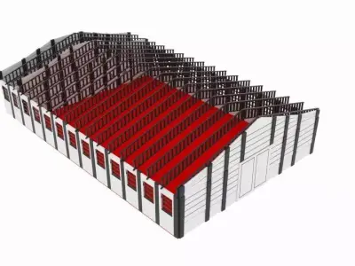 Sport Ware House 3D model