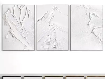 Abstract Painting Set of 3 pieces - No 20 Low-poly 3D model