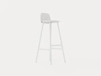Nerd Barstool Low-poly 3D model