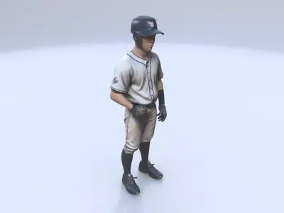 Baseball 3D model