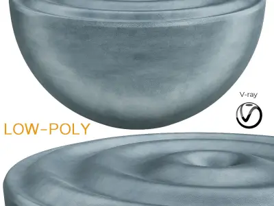 Side table and  coffee table 3d model collection  Low-poly 3D model