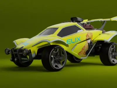 sofa 3d toy car in game overwatch Free 3D model