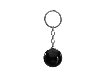 Pool Ball Keychain PBR 3D model
