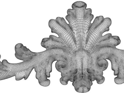 Decorative Element 3D print model 6
