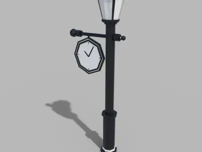 Light Pole Free low-poly 3D model