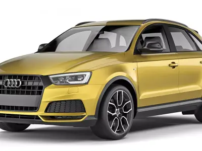 Audi Q3 S-Line 2016 3D model