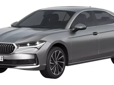 Skoda Superb 2024 3D model