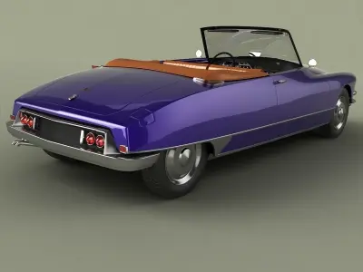 Citroen DS 19 Cabriolet 3D model