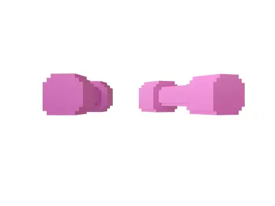 Voxel Style DumbBell v1 003 Low-poly 3D model