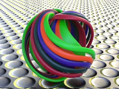 TWISTED TRIPLY GRAVITY SPHERIZE 3D print model