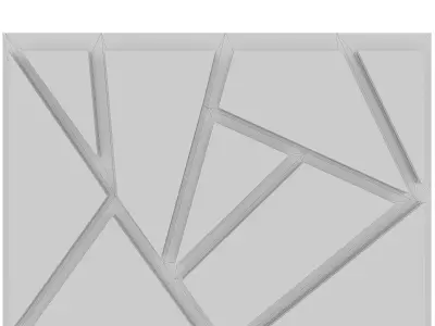 Wall Panel 6 Low-poly 3D model