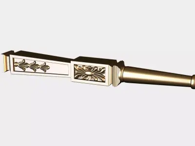Carved decor for cnc 69 3D model