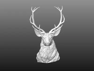 deer head 3D model