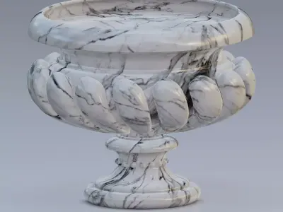 Garden urn planter01 3D model