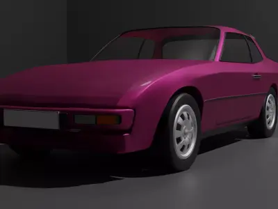 Unlicensed 80s Sports Car  3D model