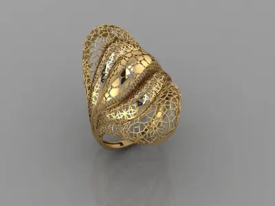 TORTURIAL RING 3D print model