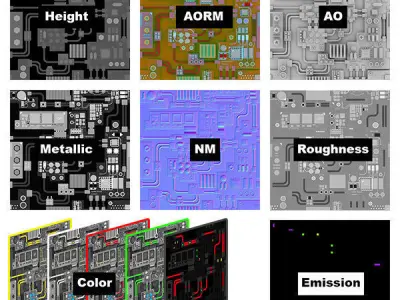 Microchips A01 Texture