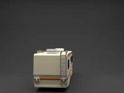 Breaking Bad  Fletwood Rv 1986 3D model