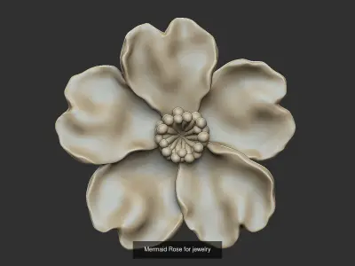 The Mermaid Rose designs 3D Model Pack