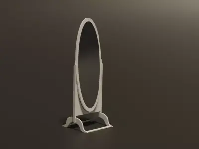 Mirror Free low-poly 3D model