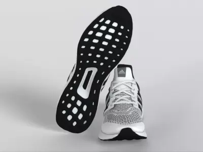 Adidas ULTRABOOST 1 SHOES Cloud White Low-poly 3D model